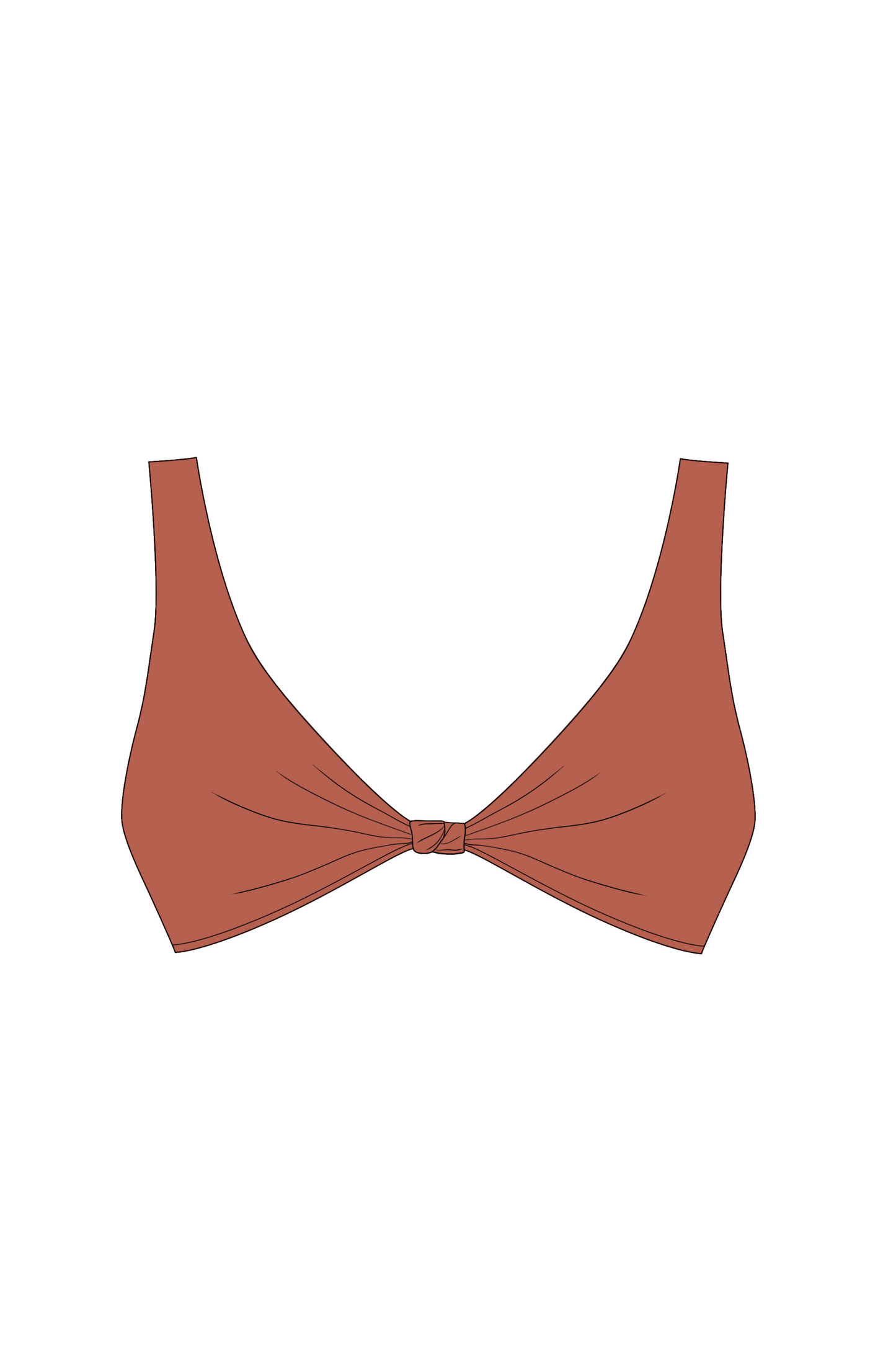 PRE ORDER - Cinnamon Kaia Bikini Knot Top (shipped to you early June)