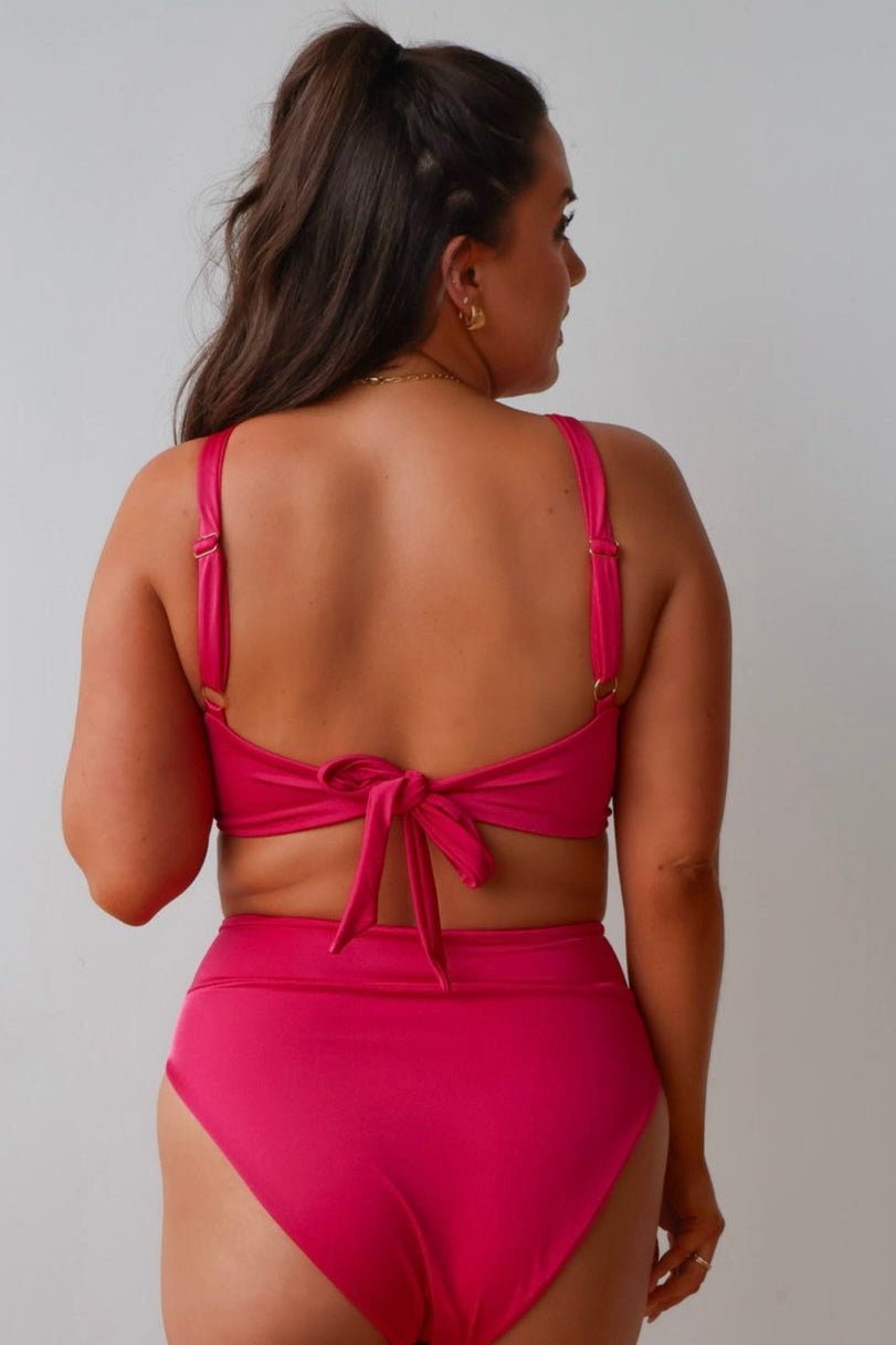 PRE ORDER - Fuchsia Barbados Bikini Bottom (shipped to you early June 2025)