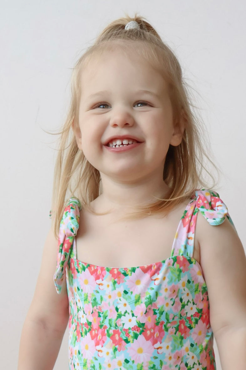 PRE ORDER - Fiore Mini Bowknot One Piece Swimsuit (shipped to you early June)