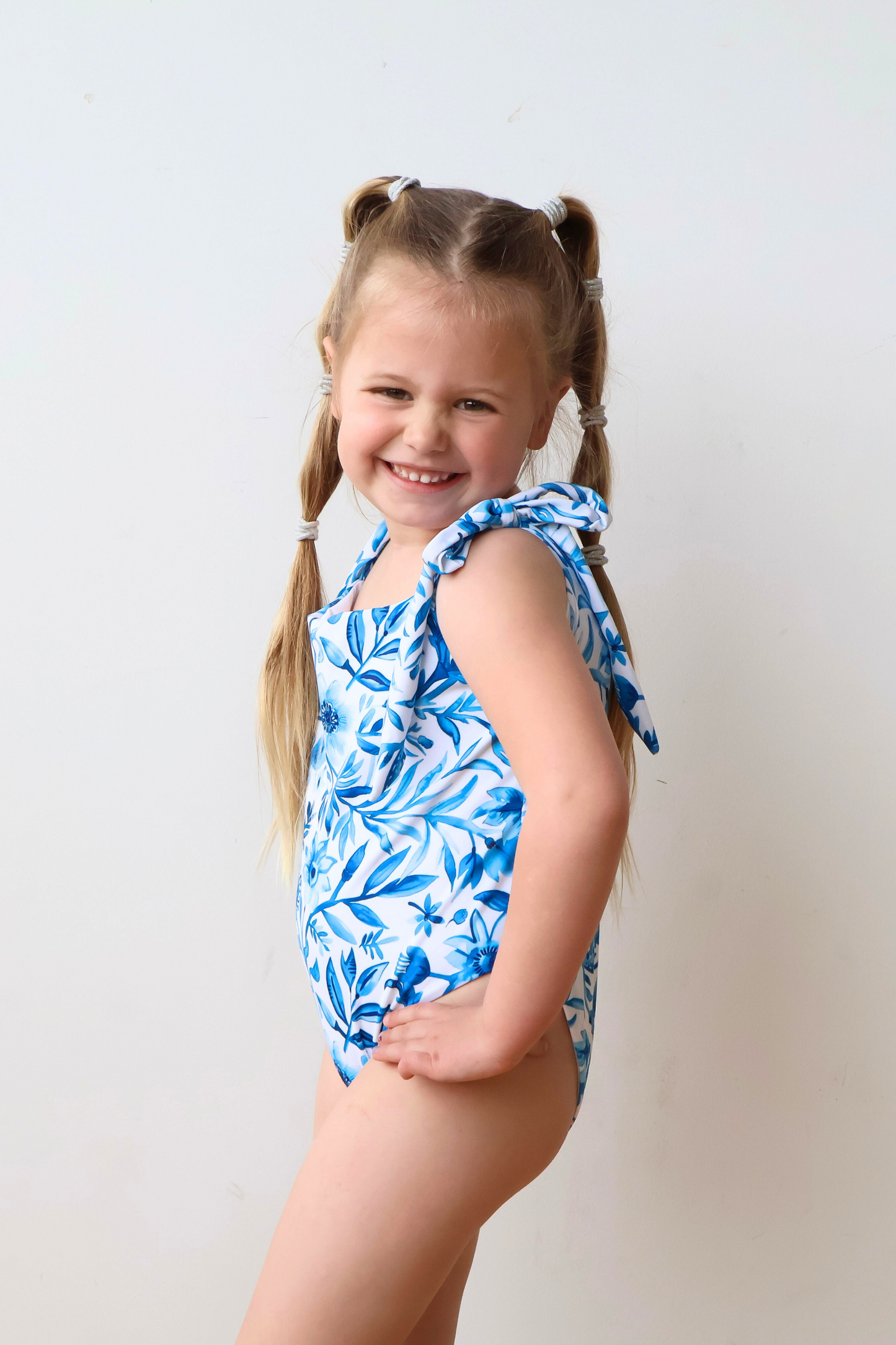 Thalassa Flora Mini Bowknot One Piece Swimsuit