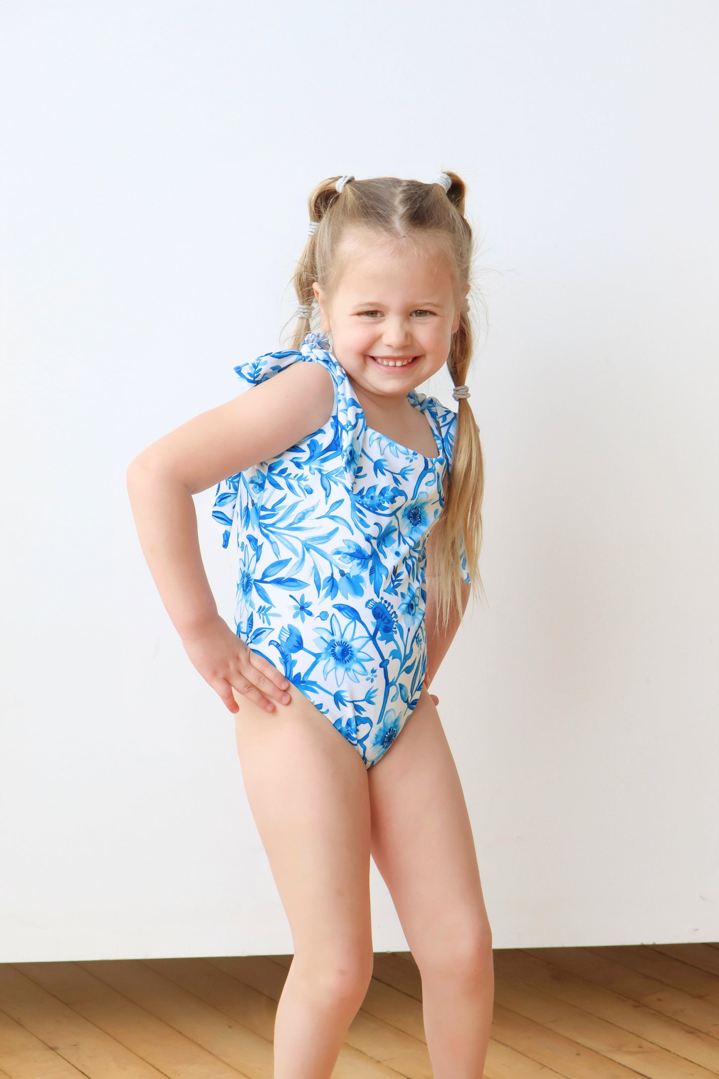 Thalassa Flora Mini Bowknot One Piece Swimsuit