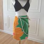 Tropical - Handmade Beach Towel Wrap Skirt