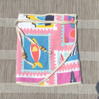 Mediterranean Escape - Handmade Beach Towel Wrap Skirt