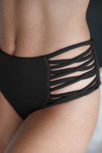 Tulum Black Bikini Bottom