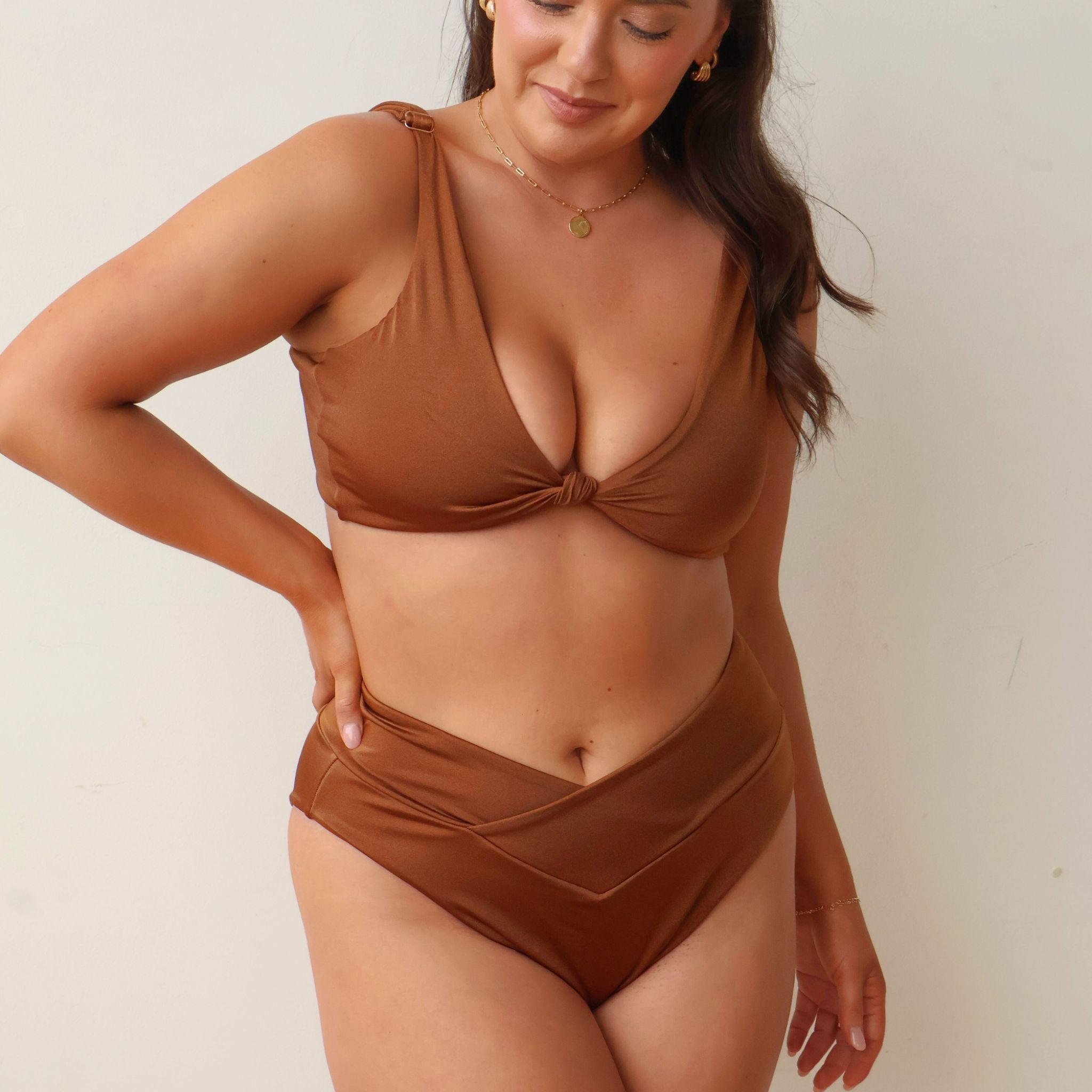 Cinnamon Kaia Bikini Knot Top