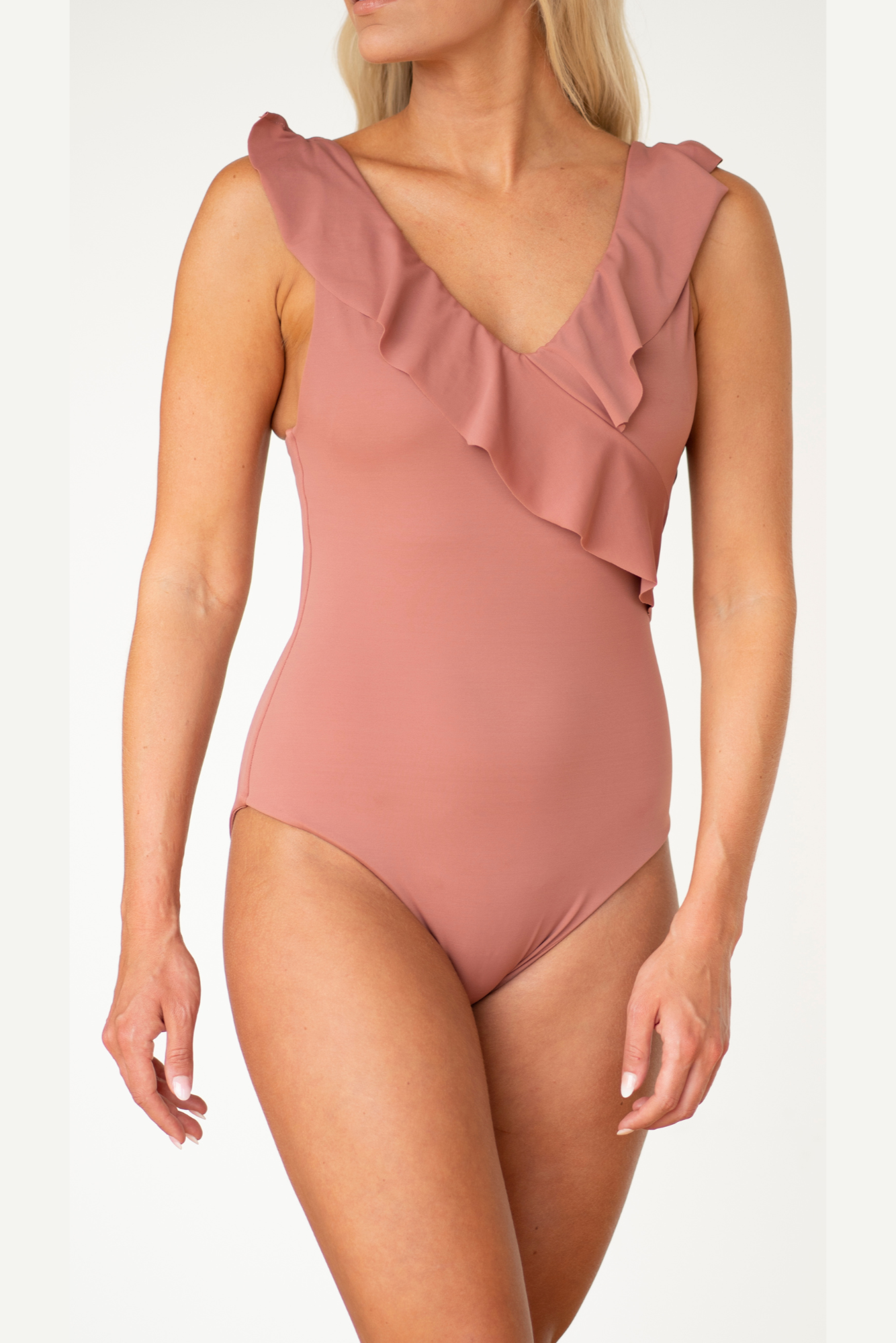Seychelles Pink One-Piece Swimsuit