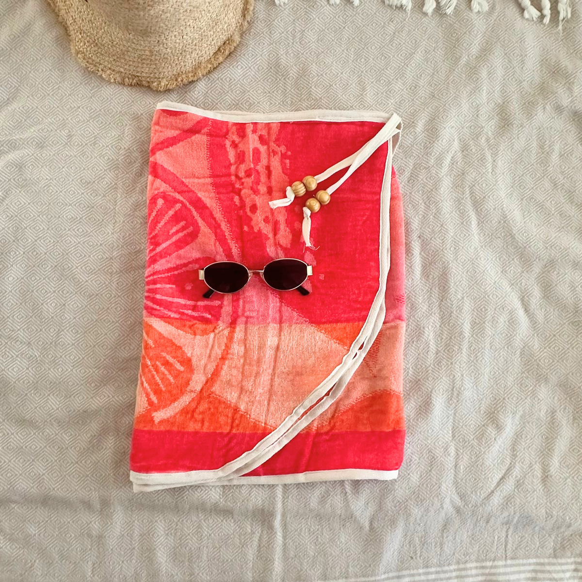 Sunset - Handmade Beach Towel Wrap Skirt
