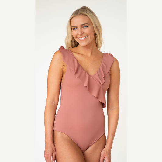 Seychelles Pink One-Piece Swimsuit