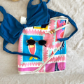 Mediterranean Escape - Handmade Beach Towel Wrap Skirt