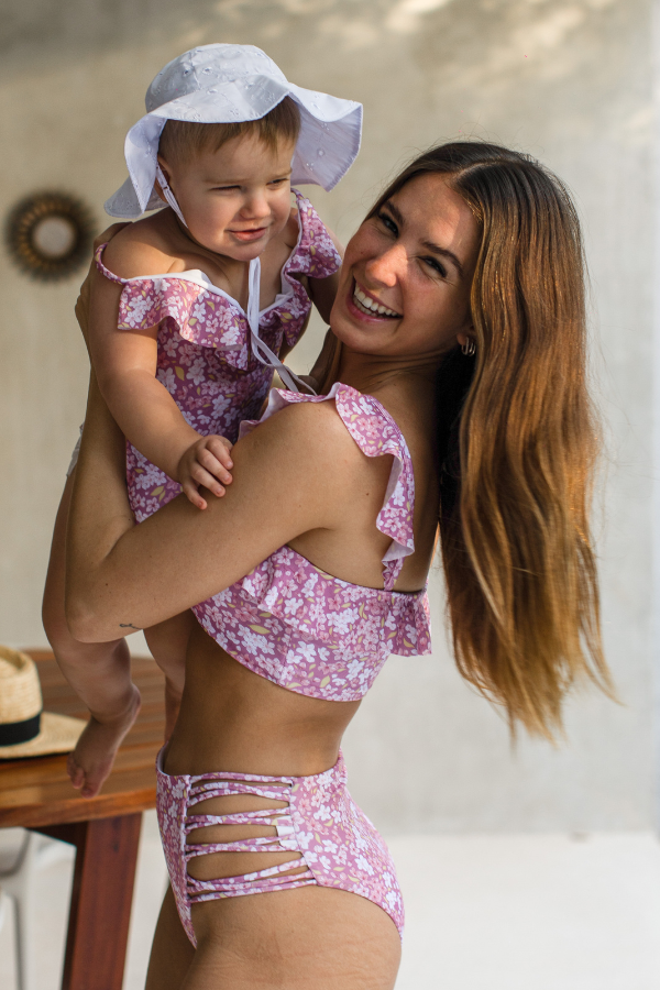 Mini Ruffle One Piece Swimsuit