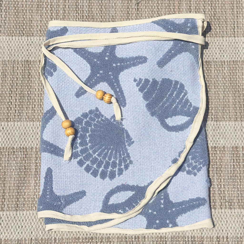 Coastal Tide - Handmade Beach Towel Wrap Skirt