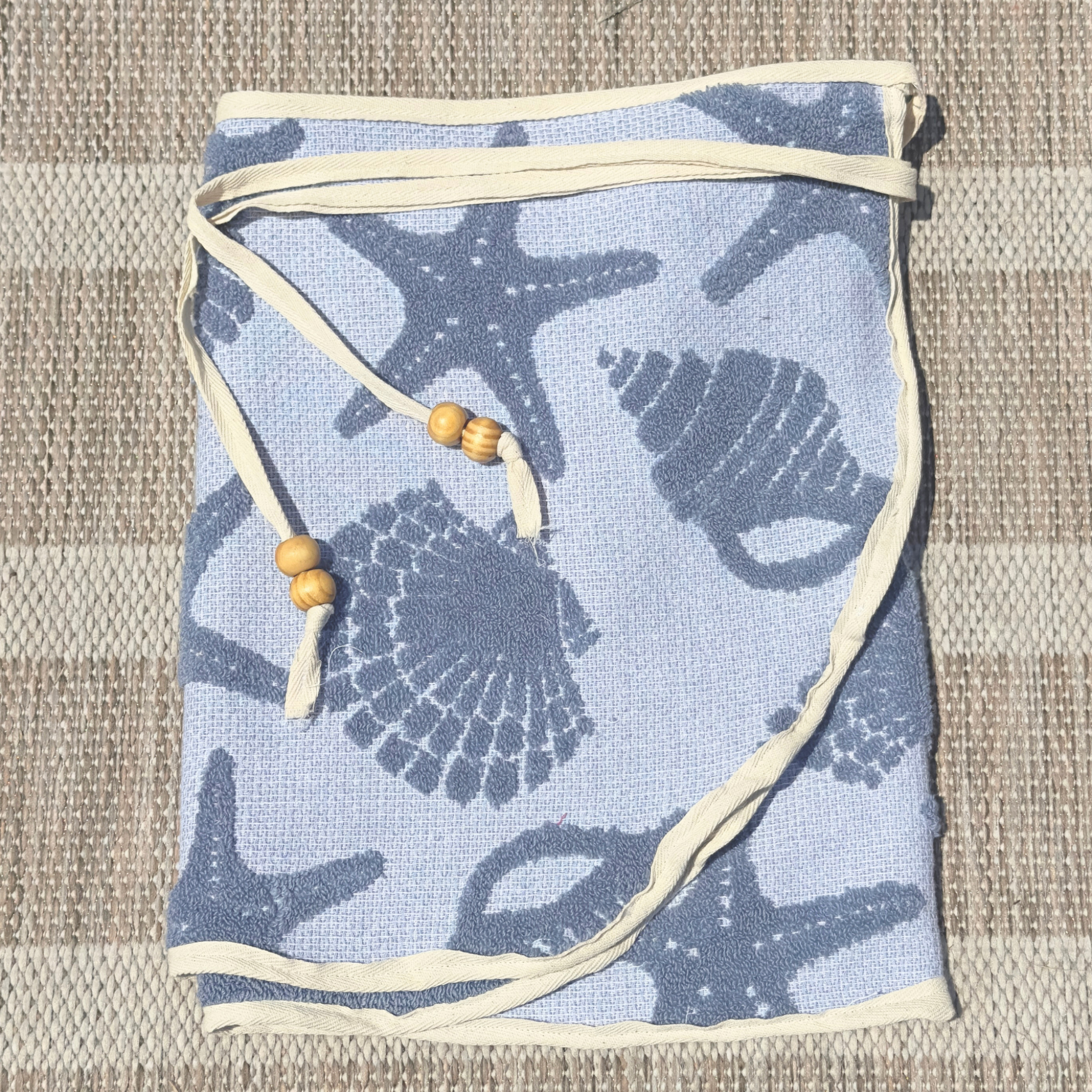 Coastal Tide - Handmade Beach Towel Wrap Skirt