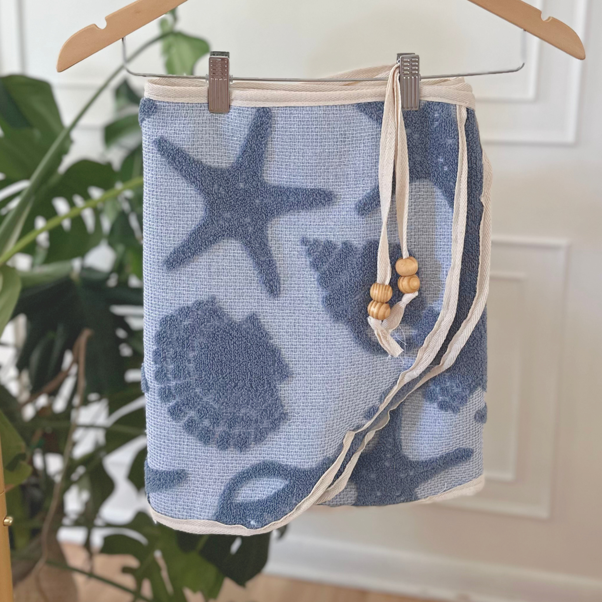 Coastal Tide - Handmade Beach Towel Wrap Skirt