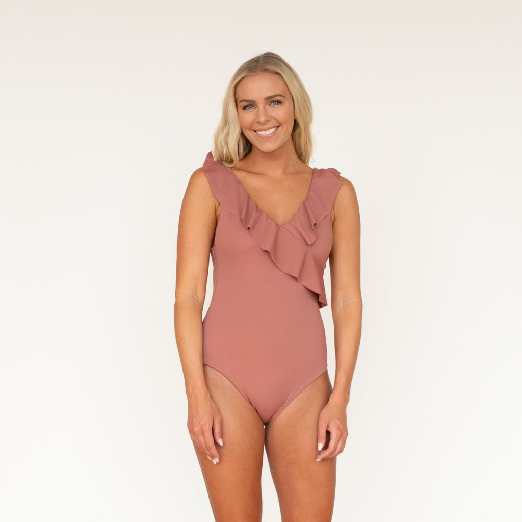 Seychelles Pink One-Piece Swimsuit