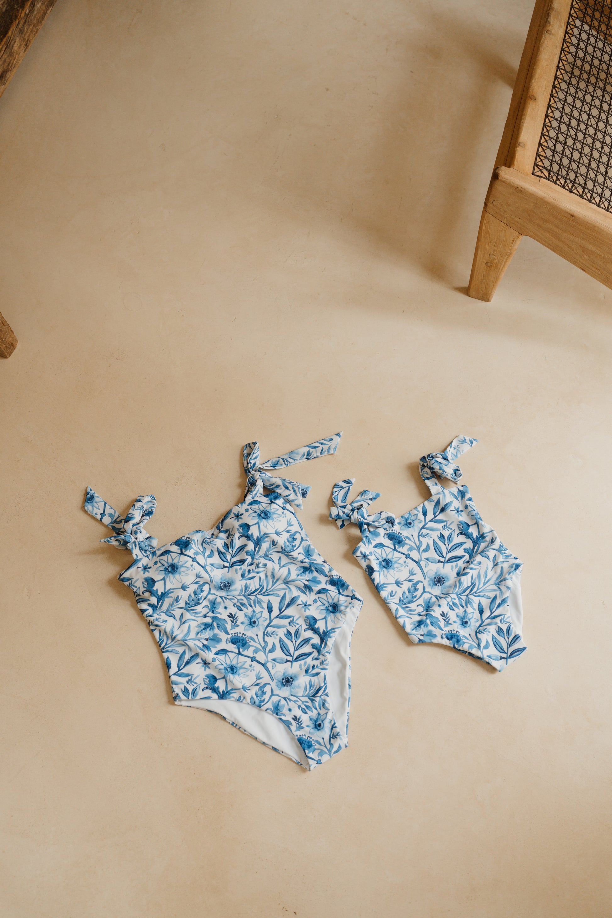 Thalassa Flora Mini Bowknot One Piece Swimsuit