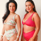 Fuchsia Kaia Bikini Knot Top